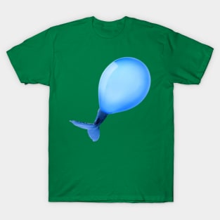 Whale Balloon Design T-Shirt